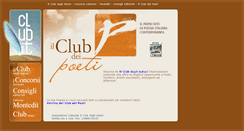 Desktop Screenshot of clubpoeti.it