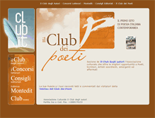 Tablet Screenshot of clubpoeti.it
